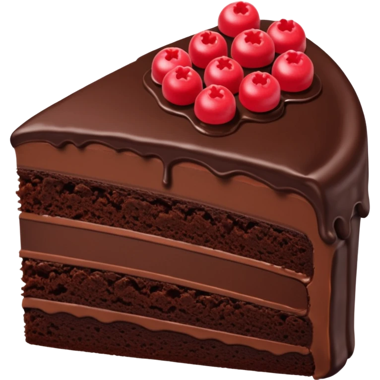 Bolo de chocolate  emoji