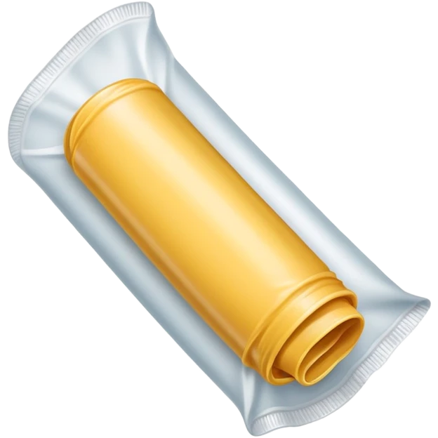 Rolled up condom emoji