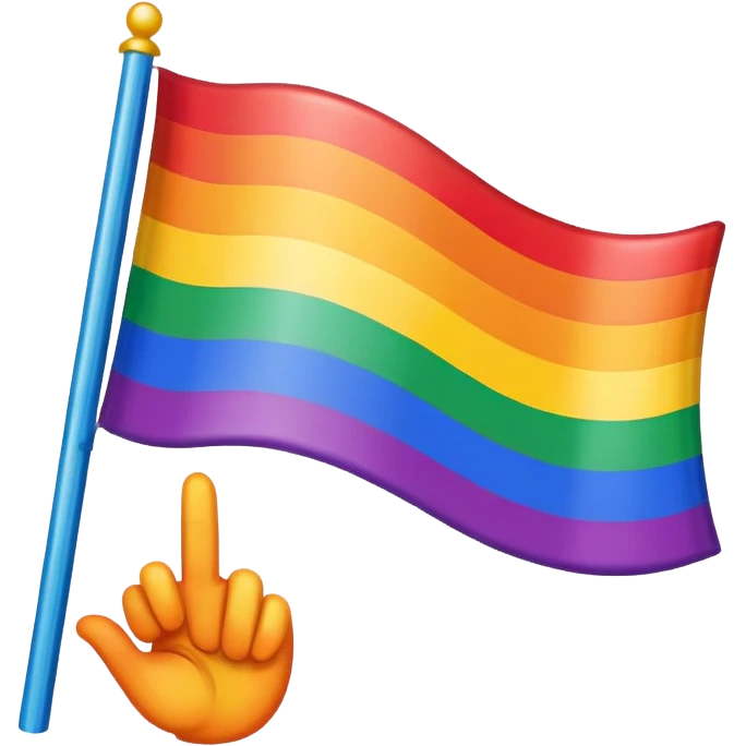Gay flag emoji