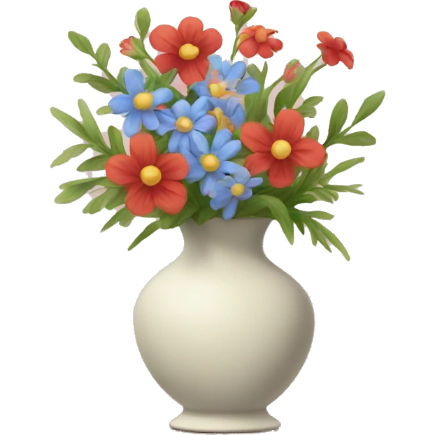 vase with flowers  emoji