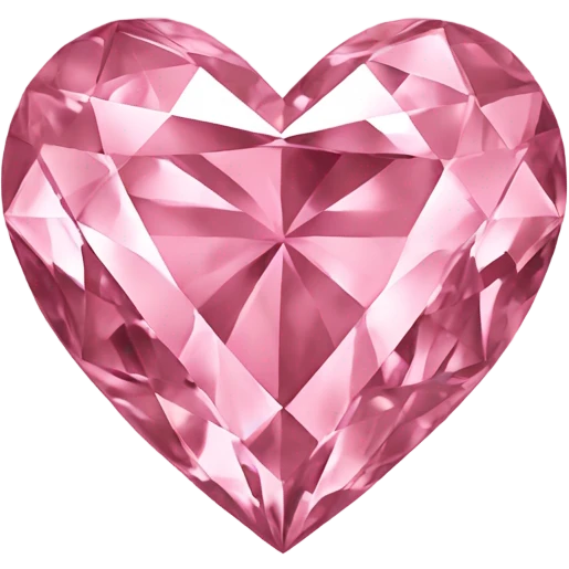 56 karat pink heart shaped diamond  emoji