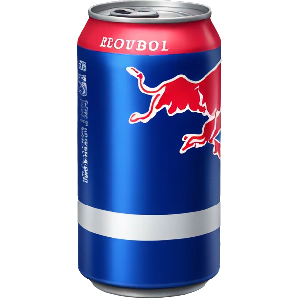 Redbull can blue  emoji