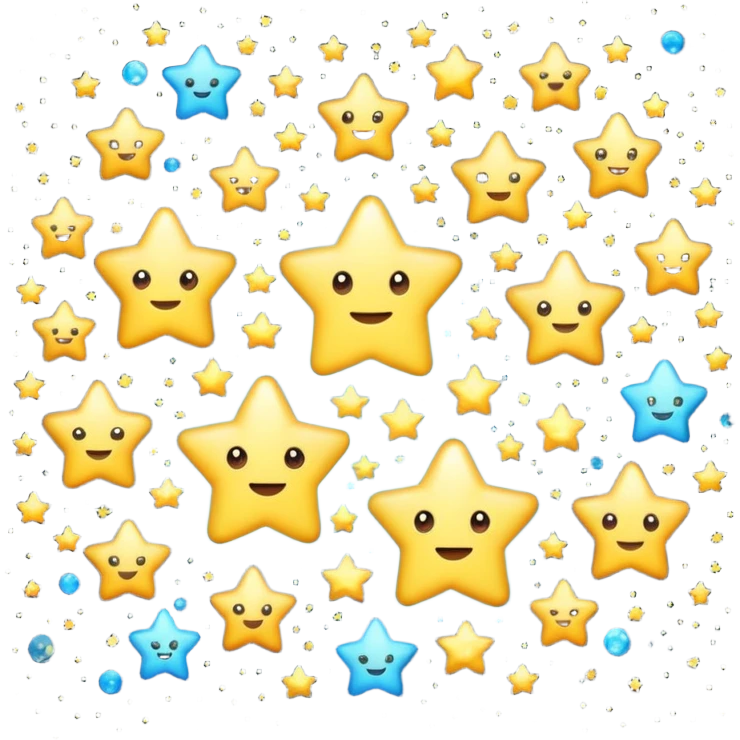 cute ones please stars  emoji