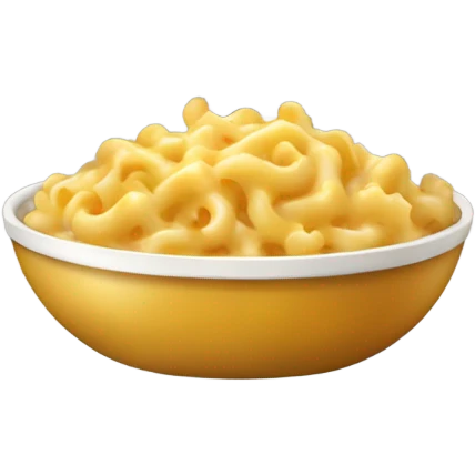 bowl of mac and cheese  emoji