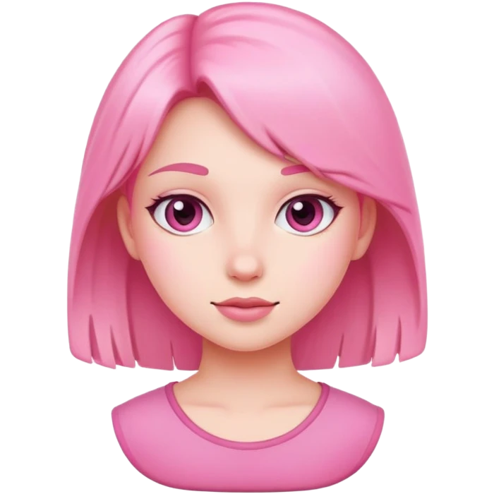 Pink girl emoji