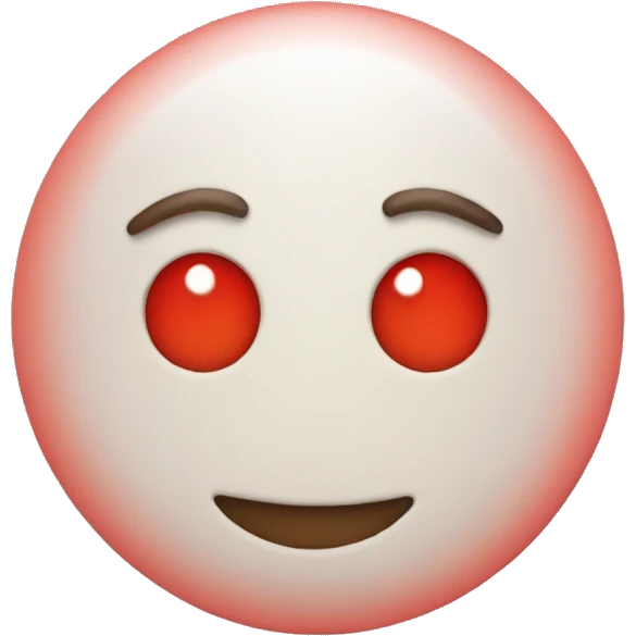 pastel red dot emoji