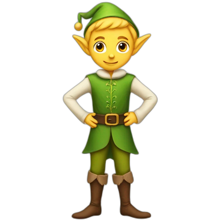 Elf full body emoji
