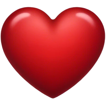 Dark red heart emoji