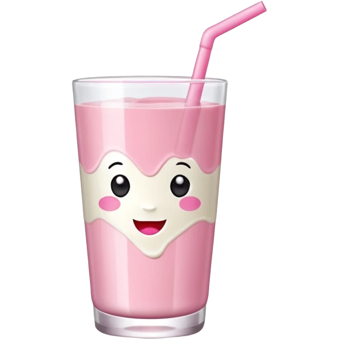 Cherry milk drink emoji