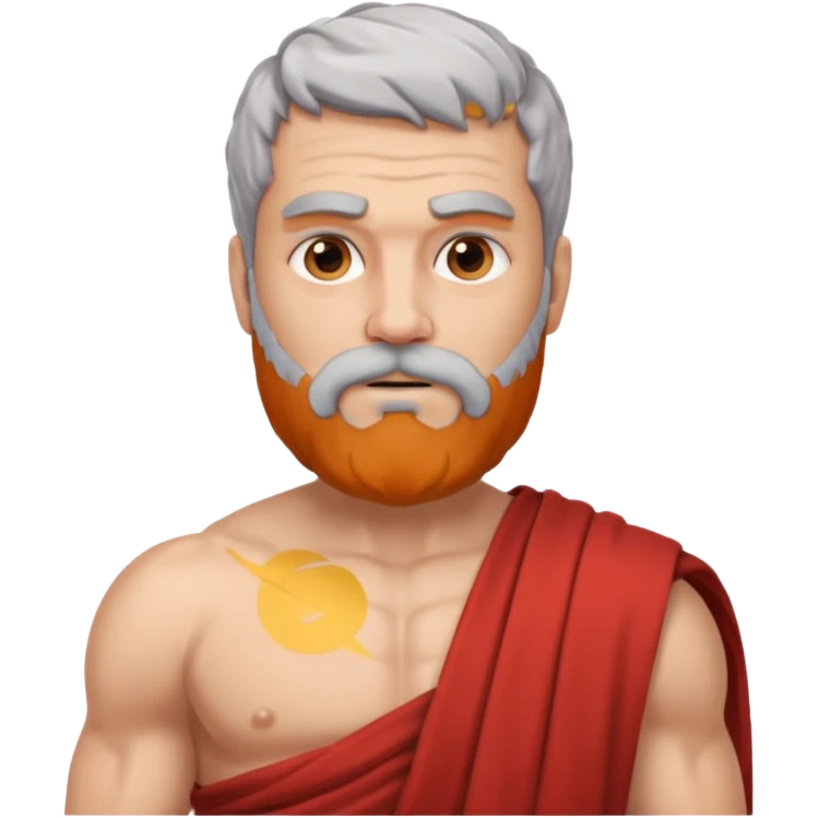 ancient greek with grey beard emoji