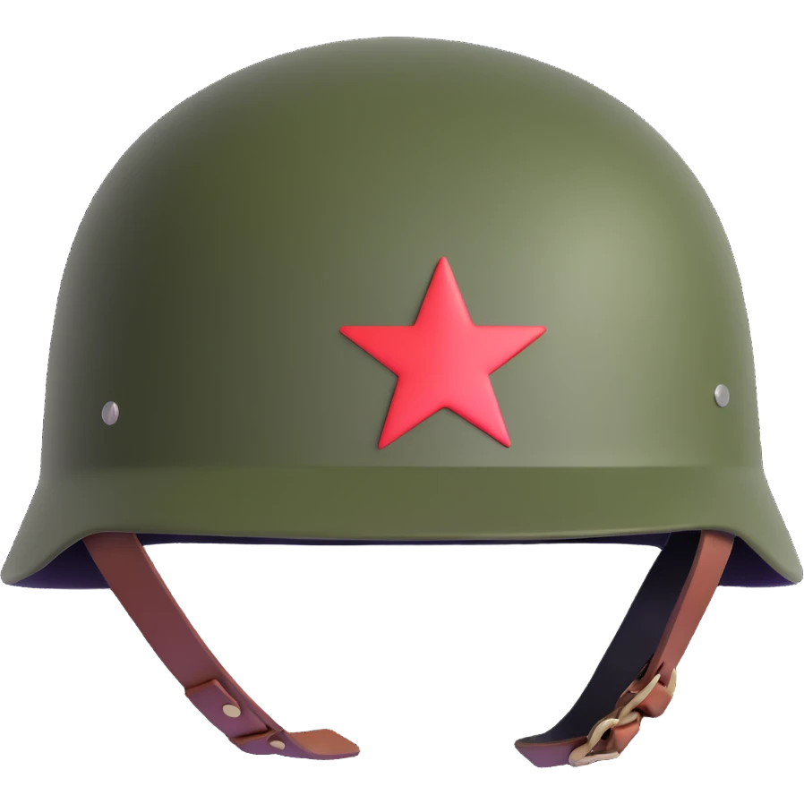Russian military helmet emoji