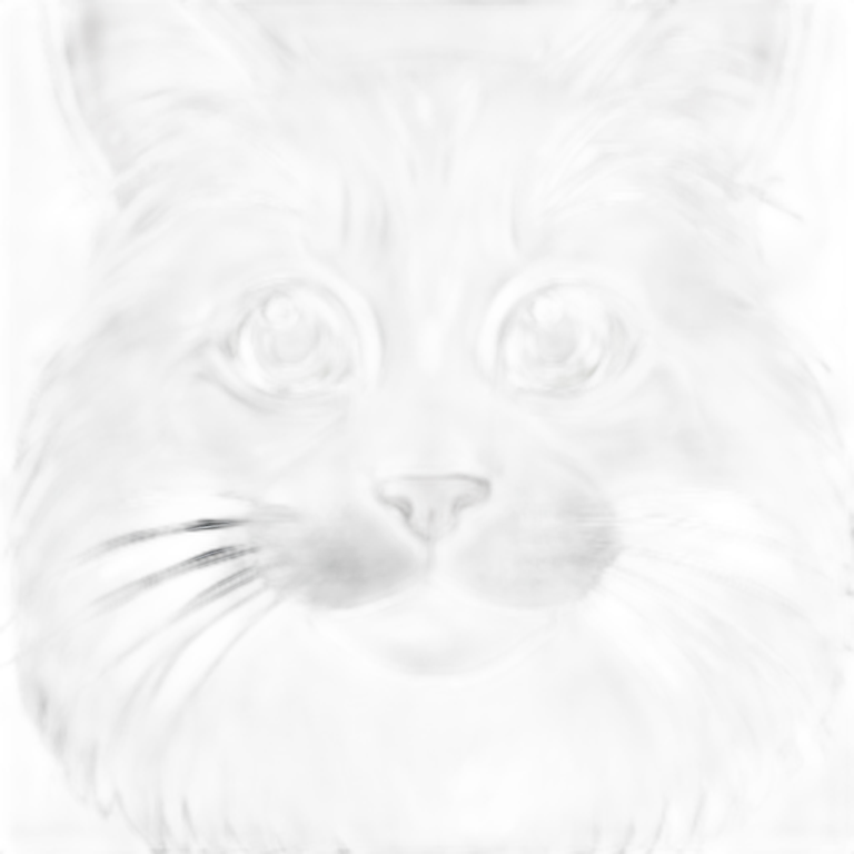 black main coon with green eyes emoji