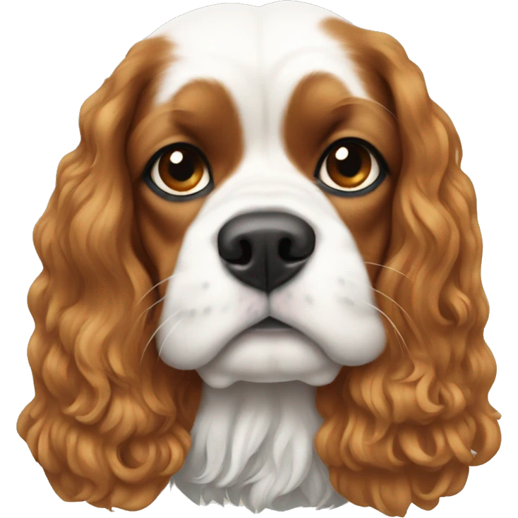 king charles dog kiss emoji