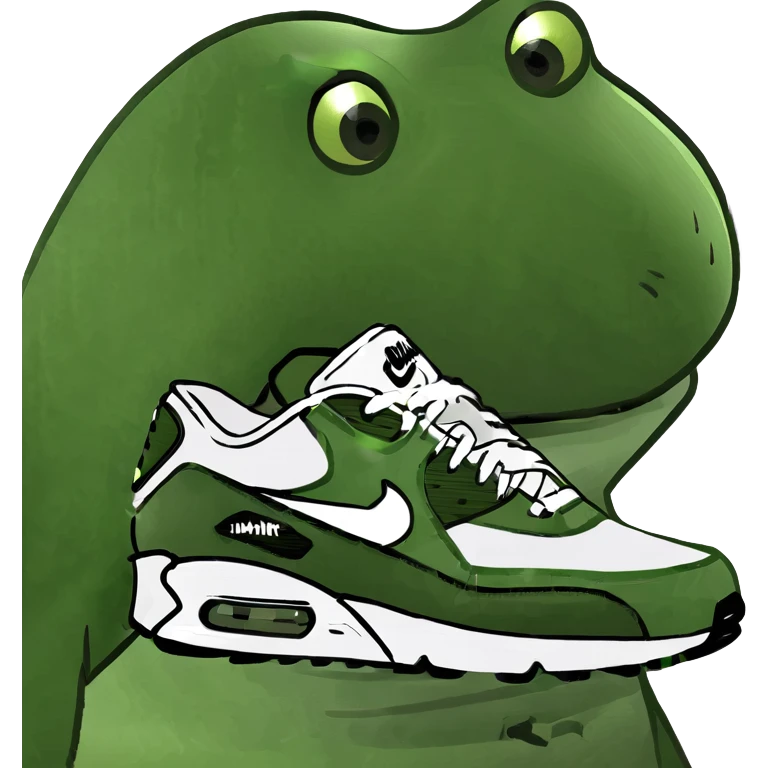 White nike air max 90 emoji