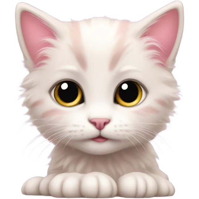 Pink kitten  emoji