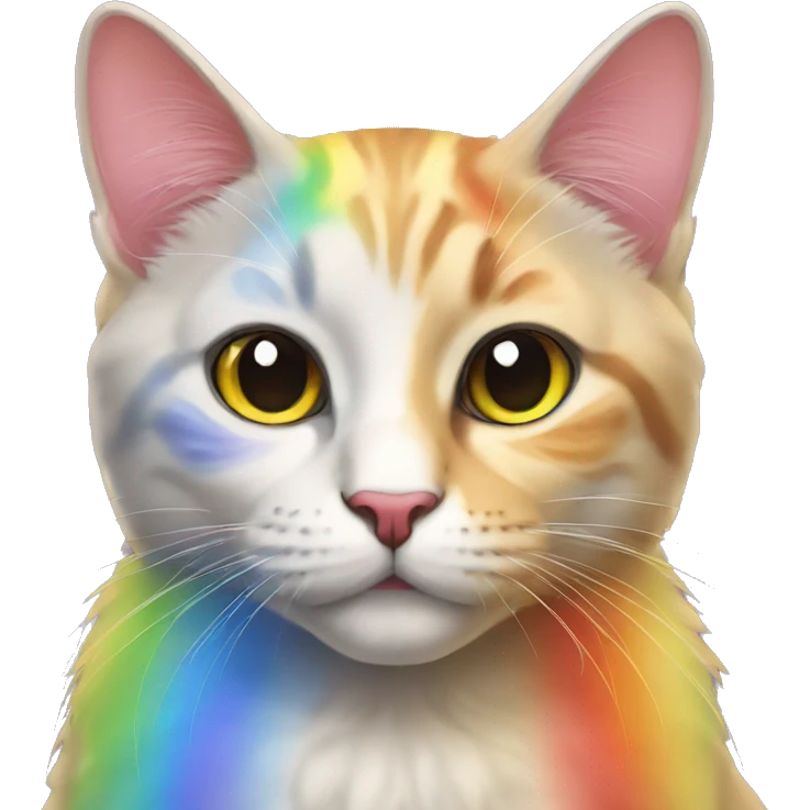 rainbow gay cat emoji