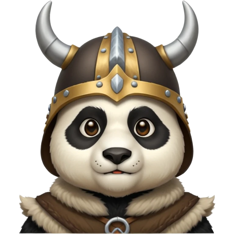 Panda Bear viking emoji