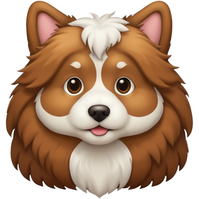 long fur dog emoji