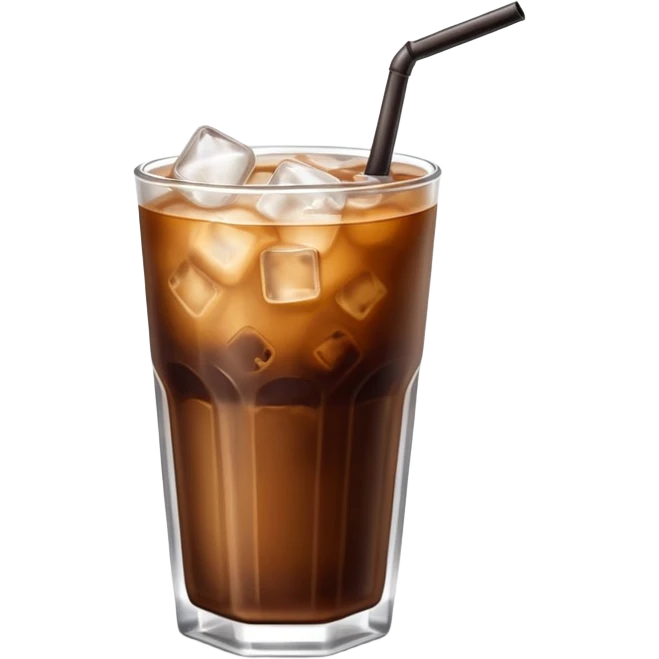 Iced coffee emoji