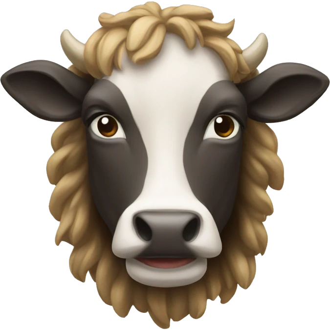 Vaca amamantando su ternero  emoji