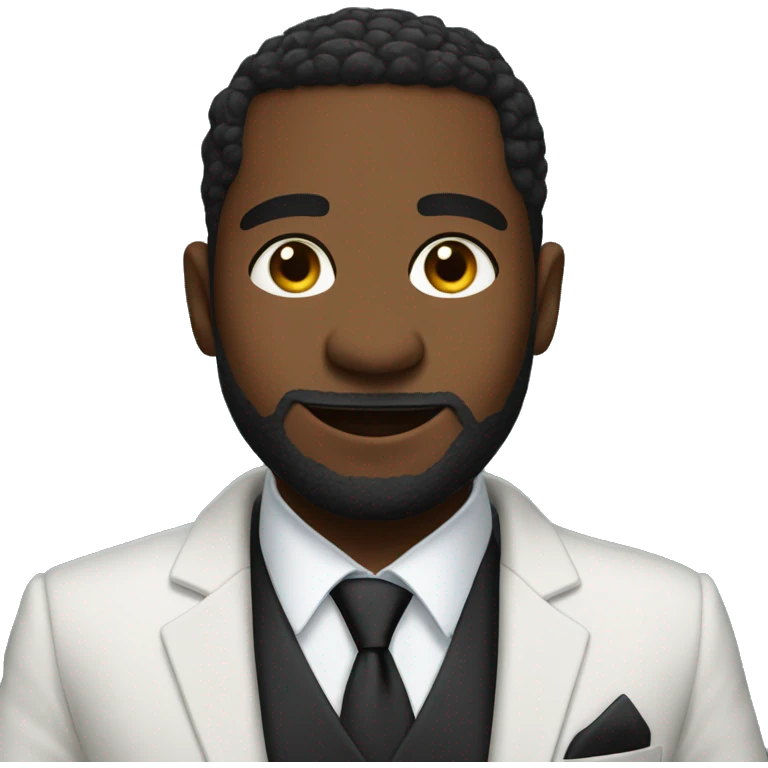 podcast show by 2 blacks guys that look like cats in suits emoji