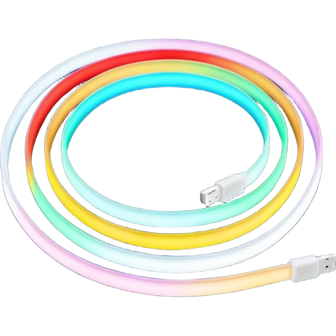 Custom LED light strips emoji