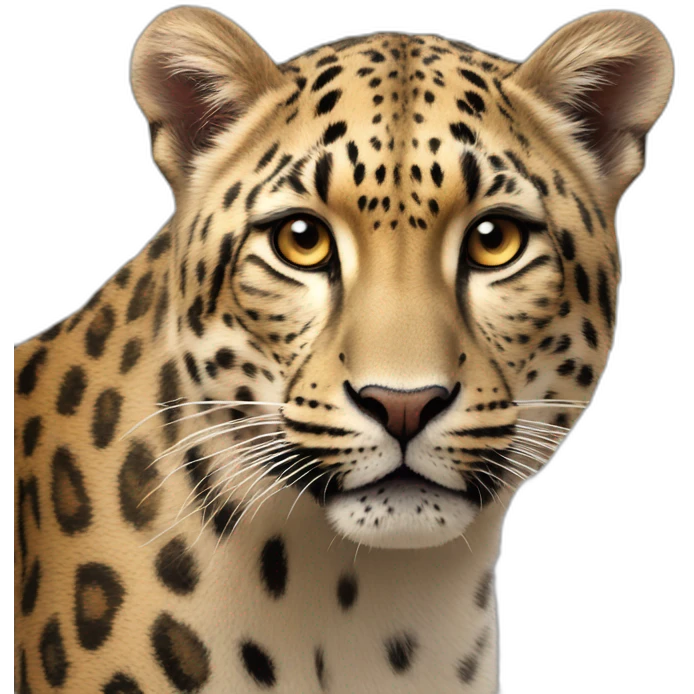 Léopard humaine emoji