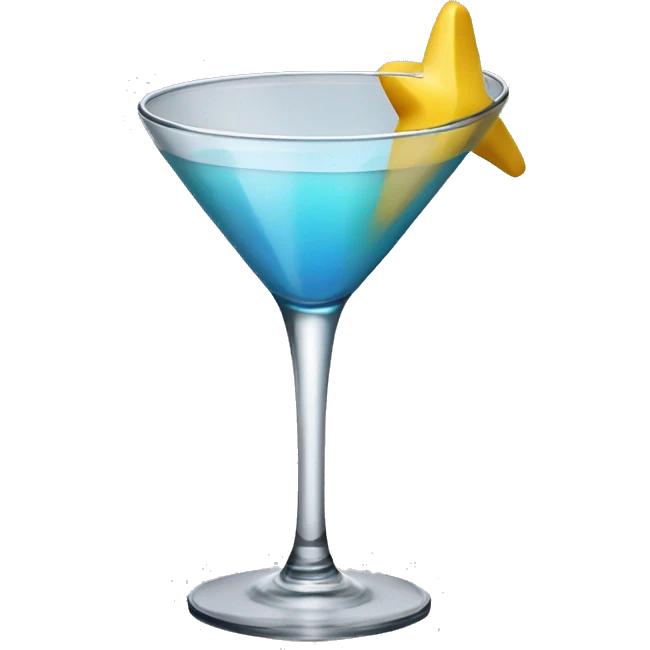 Pour star martini emoji