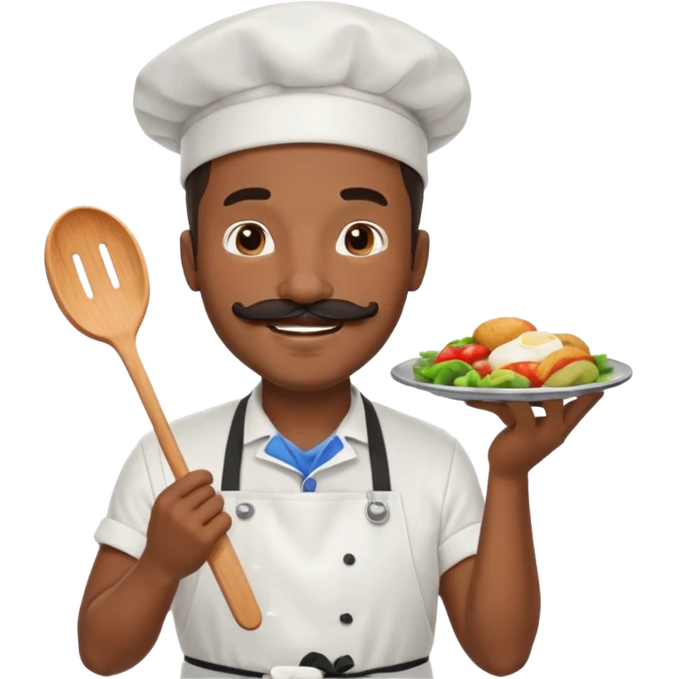 Food Truck Chef black man emoji