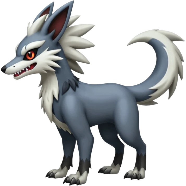 Mightyena-Silvally-Fakémon-hybrid-creature (full body)  emoji