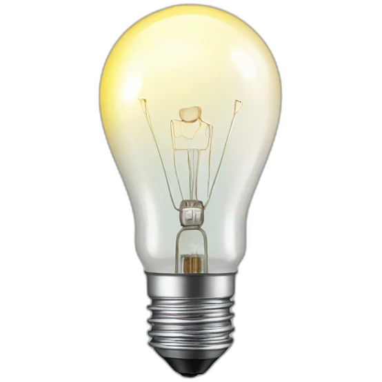 iPhone with bulb inside  emoji