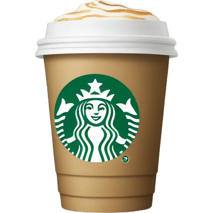 Starbucks coffee emoji
