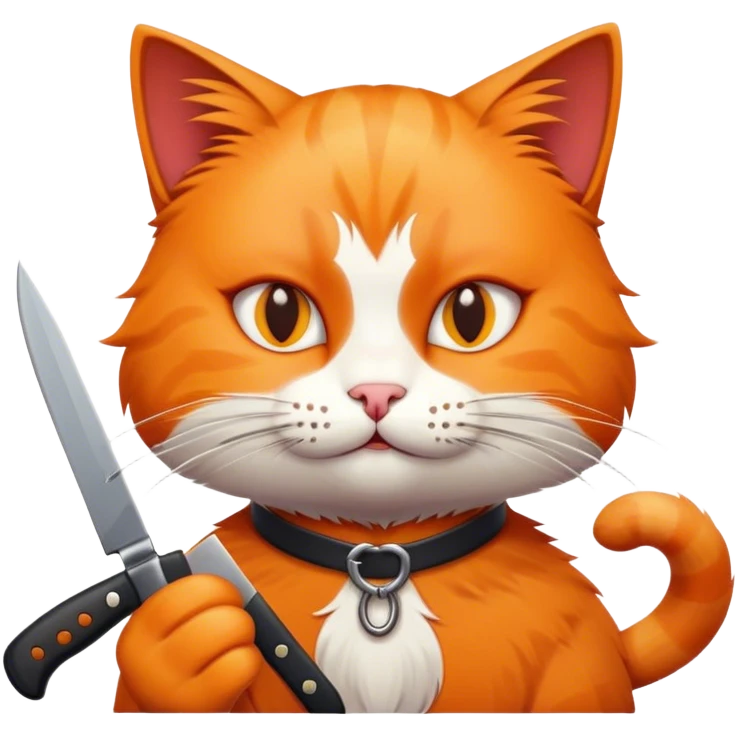 Cat with knif  emoji