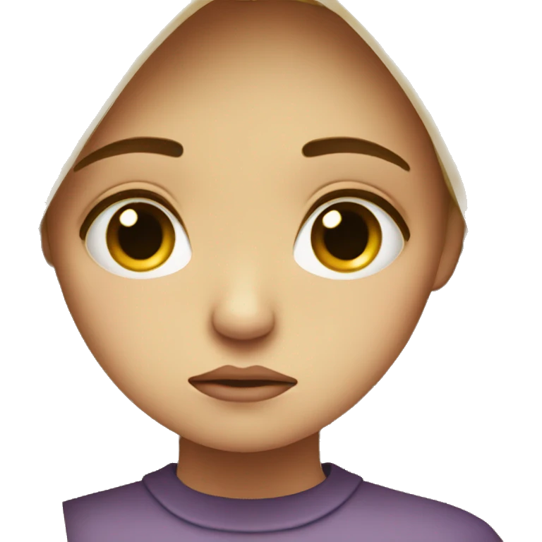 sad crying tears girl emoji