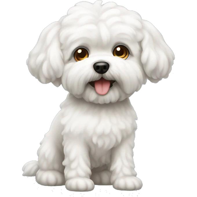 Bichon bolognese dog  emoji