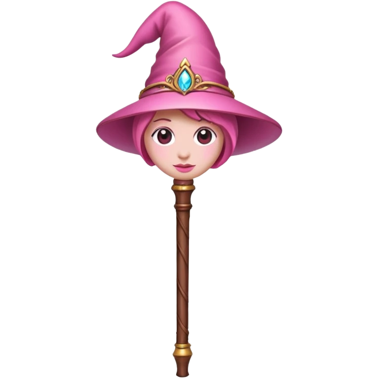 Pink mage cane emoji