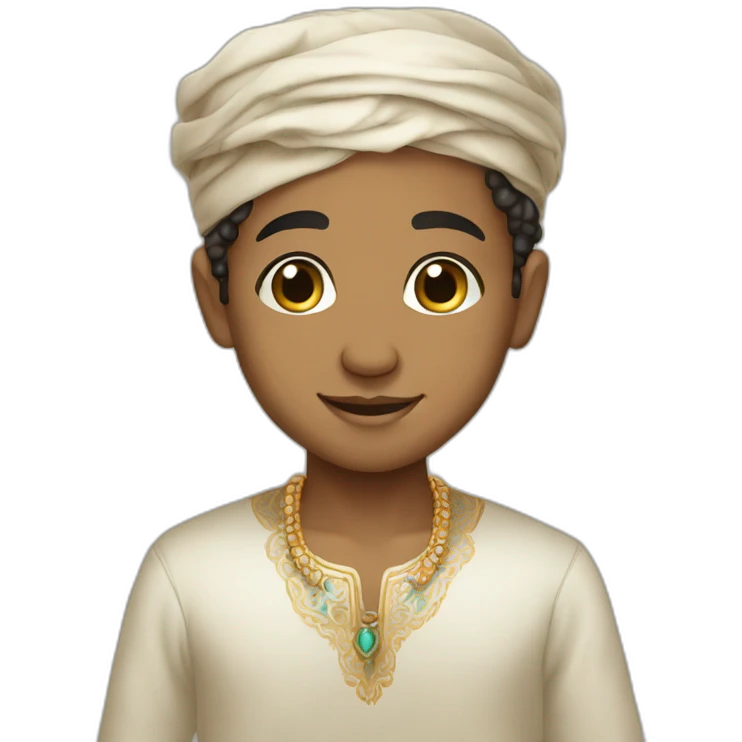 cute and luxury morrocan boy  emoji