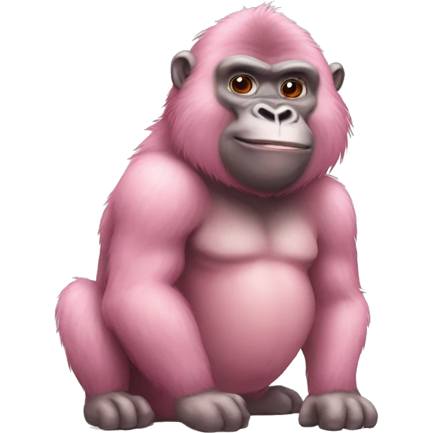 Gorilla kiss pig emoji