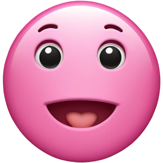 pink smil with heart eyes emoji