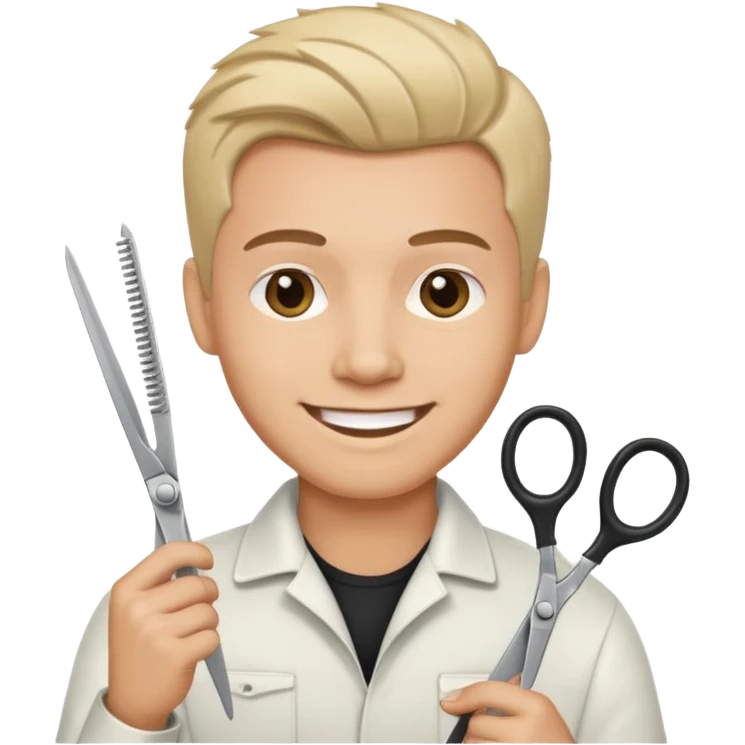 hairdresser man emoji