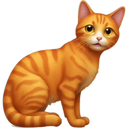 fall orange cat emoji