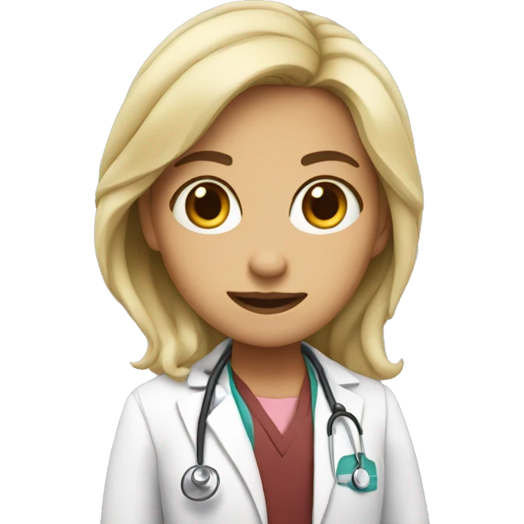 Roxy as a doctor emoji