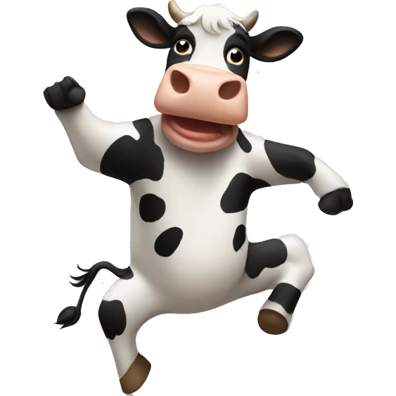 Cow dancing  emoji