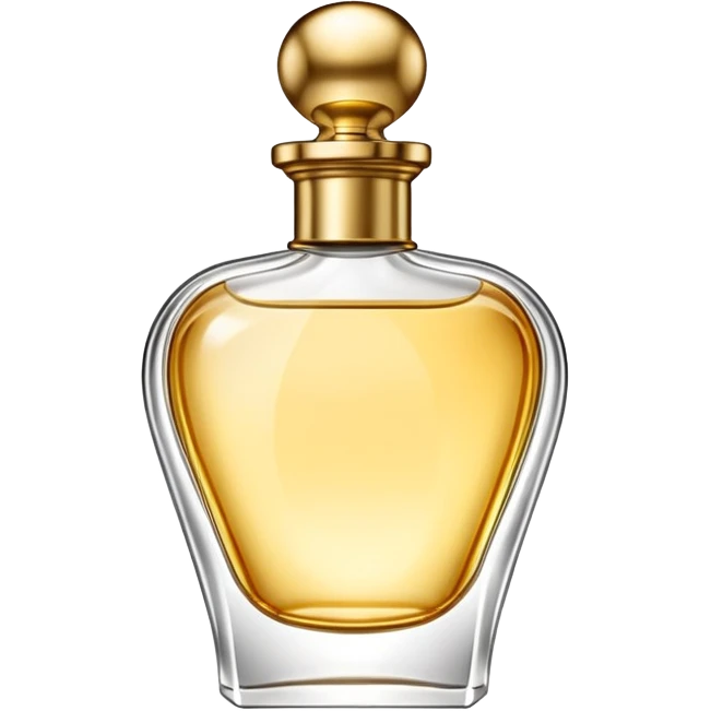 perfume bottle with gold cap emoji