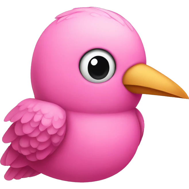 Pink bird  emoji