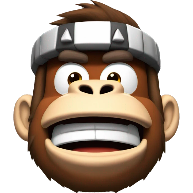Donkey Kong head  emoji