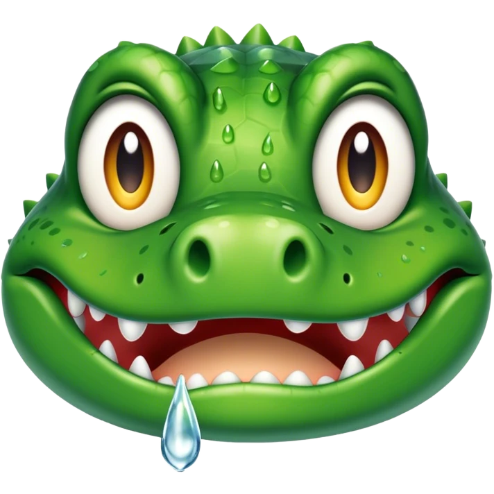 Crocodile tears emoji