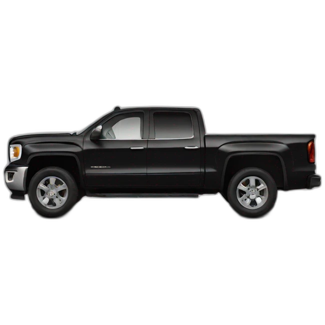 black GMC truck emoji