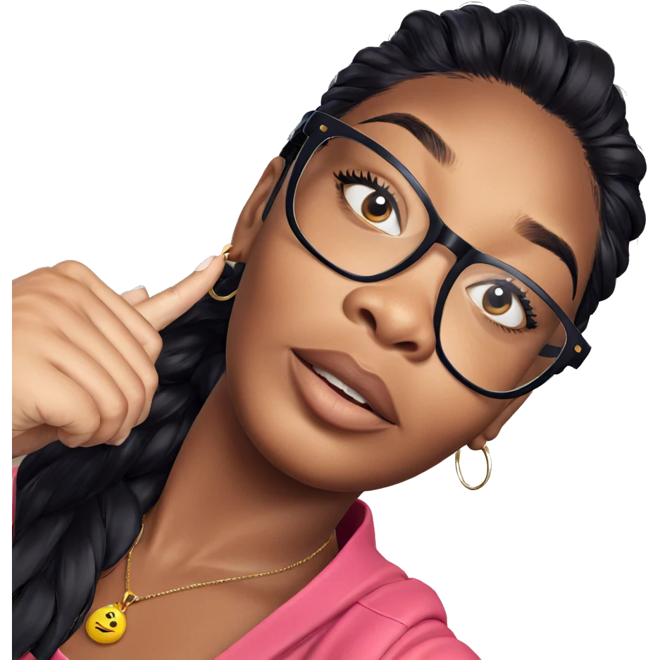 realistic portrait of girl emoji