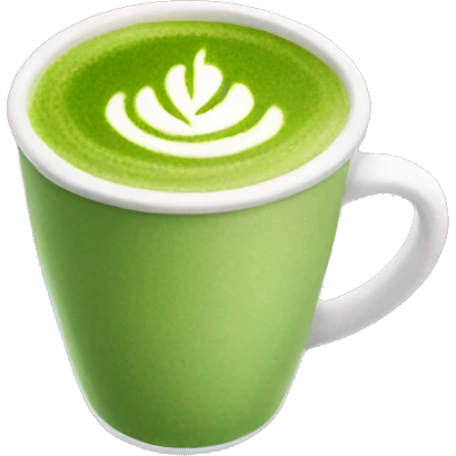 Matcha latte emoji